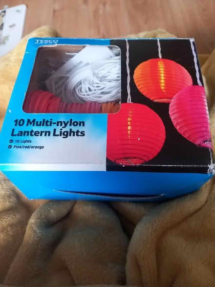 Photo of free 10 multi-nylon lantern lights x 2 boxes (Tilehurst RG30) #1