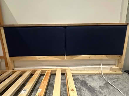 Photo of free Headboard for a double bed (Colney Hatch Lane N10) #1