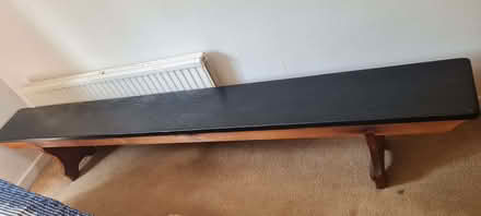 Photo of free Long wooden college bench (Petersham TW10) #1