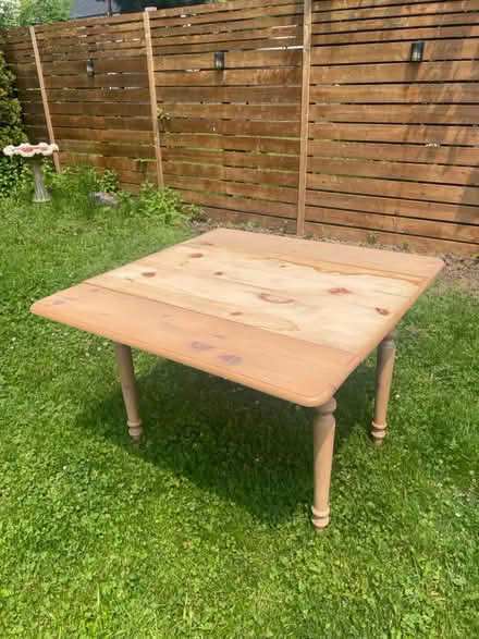 Photo of free Folding Pine Dining Table (Mimico-Royal York & Lakeshore) #2