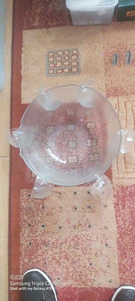Photo of free Glass punch bowl with 6 cups (Telford TF1) #2