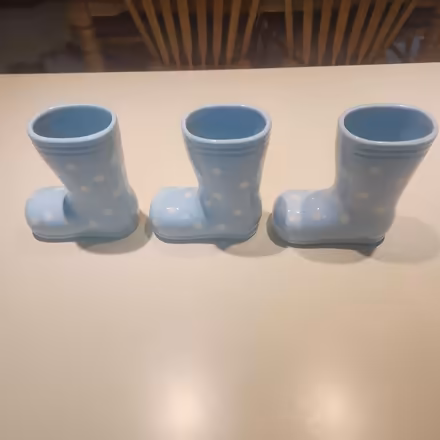 Photo of free Centerpiece Vases Baby Boy Boot (3) (sylvania) #1