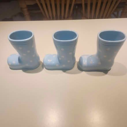 Photo of free Centerpiece Vases Baby Boy Boot (3) (sylvania) #1