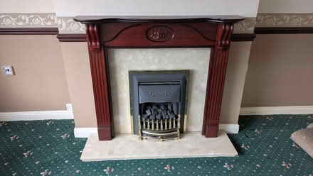 Photo of free Gas fire, surround and mantelpiece (Levens LA8) #1