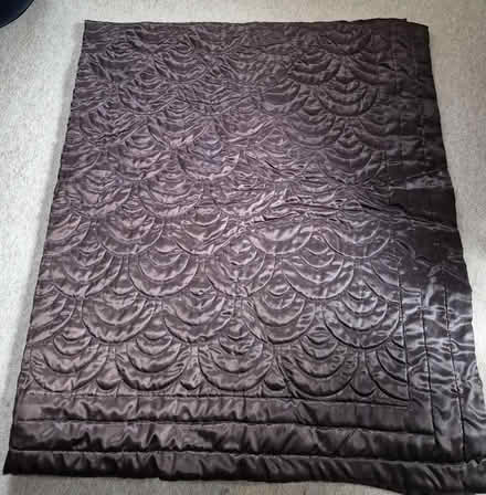 Photo of free Chocolate brown bed throw (Roundwood AL5) #1