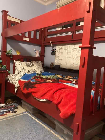 Photo of free Twin bunk bed Pottery Barn (Culver City) #3