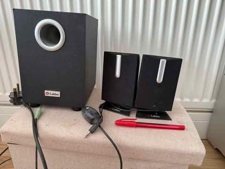 Photo of free Labtec Speakers with Subwoofer (Leyton Grange E10) #1