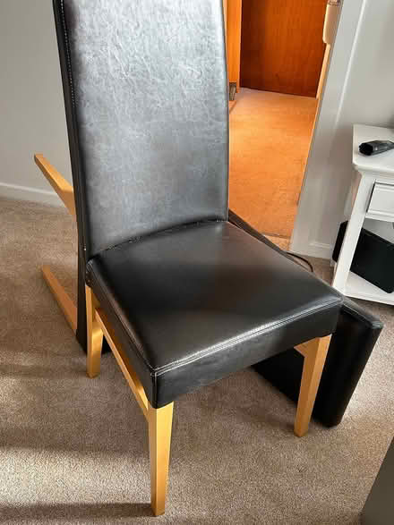 Photo of free 6 dining chairs (Roslin EH25 9LF) #1