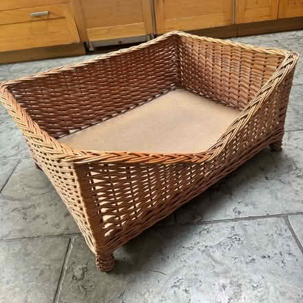 Photo of free Wicker Medium size Dog Basket (Addlestone, Surrey) #1