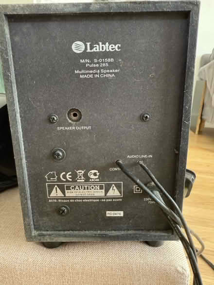 Photo of free Labtec Speakers with Subwoofer (Leyton Grange E10) #3