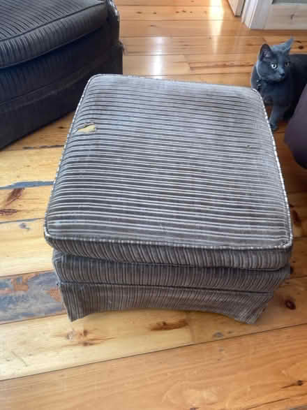 Photo of free vintage arm chair and ottman (leslieville/little india) #3