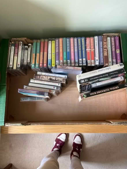 Photo of free Box of story tapes for adults (Cockermouth CA13) #1