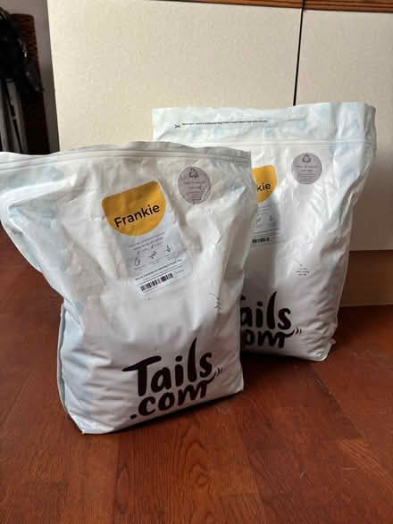Photo of free tails dog food X2 (Clapham sw4) #1