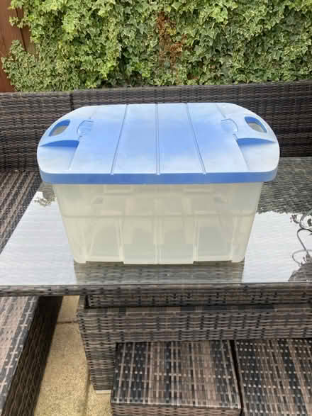 Photo of free Large ‘Rubbermaid’ plastic Box (BN43) #1