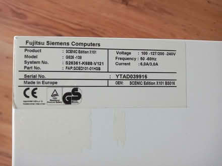 Photo of free Fujitsu Siemens computer (Eardington) #4