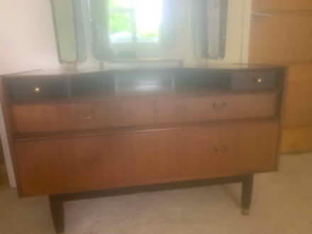 Photo of free Ercol dressing table with mirror (Hatfield Peverel) #2