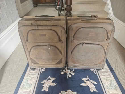 Photo of free 2 suitcases and blue rug. (Southport PR9) #2
