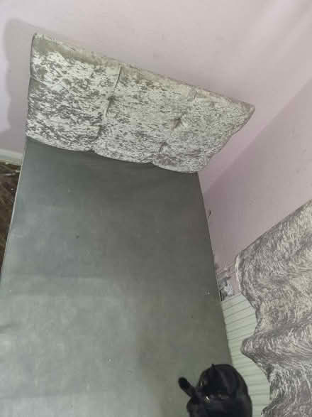Photo of free Single fabric bed base & mattress (St albans) #1