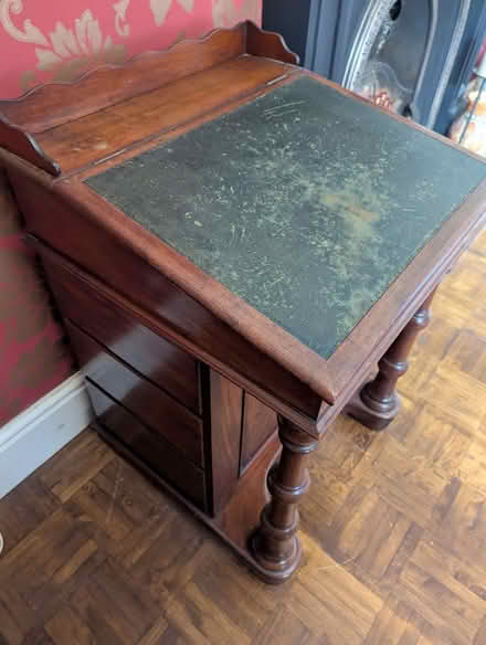 Photo of free Antique solid mahogany Davenport writing desk (Harlaxton NG32) #3