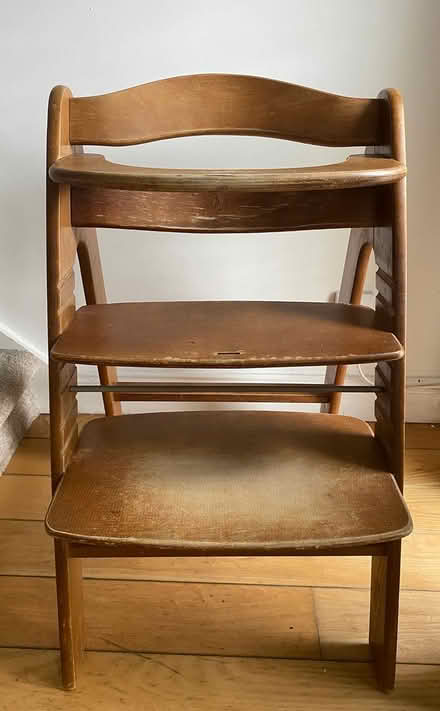 Photo of free Wooden Highchair (Wicklow town) #1