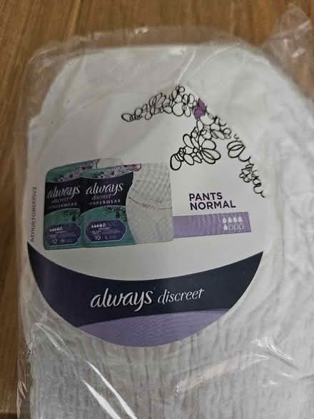 Photo of free Always discreet pants 2x in packaging (Perivale UB6) #1