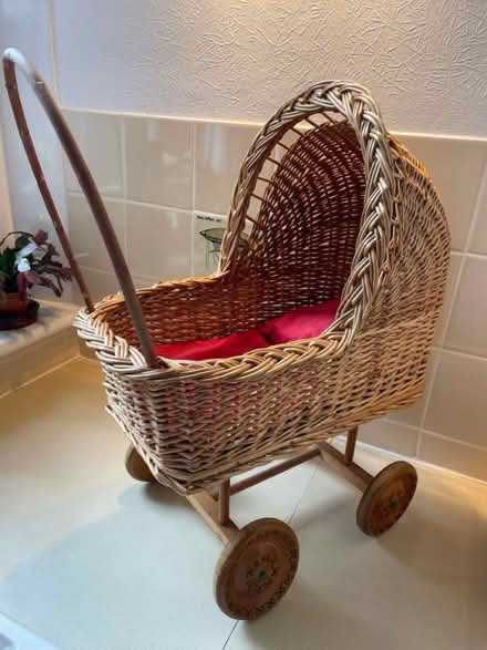 Photo of free Doll’s wicker pram (Wimbledon Park SW19) #3