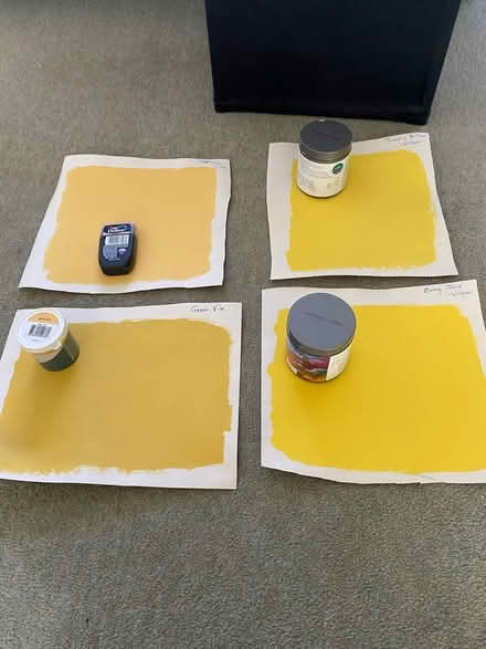 Photo of free Tester pots of yellow paints (Heaton Chapel SK4) #1