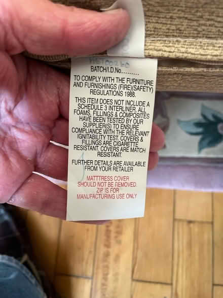 Photo of free Fold up sofa bed / futon (St16hg) #3