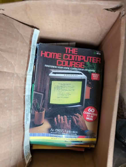 Photo of free Box of retro computer mags (Woodmancote) #1