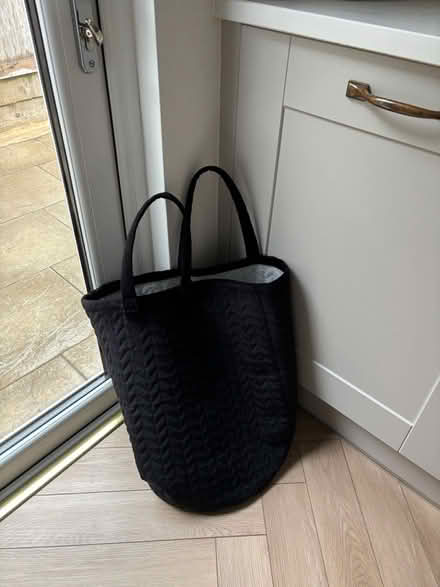 Photo of free Black laundry basket (Stratford) #1