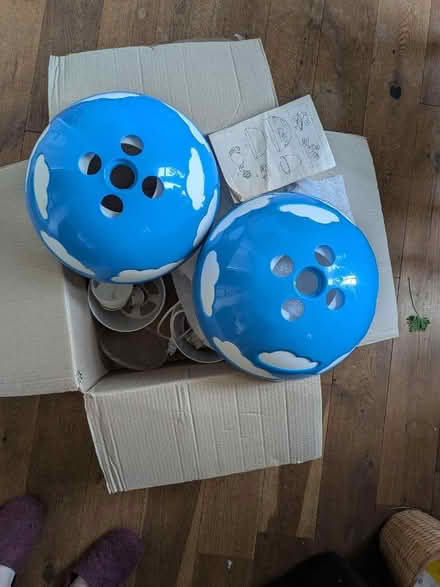 Photo of free Two IKEA cloud lampshades (Two Dales DE4) #2