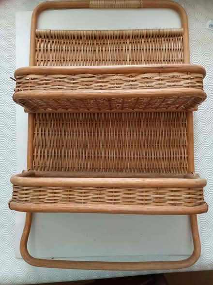 Photo of free Wicker shelves with towel rail (Chorlton M21) #1
