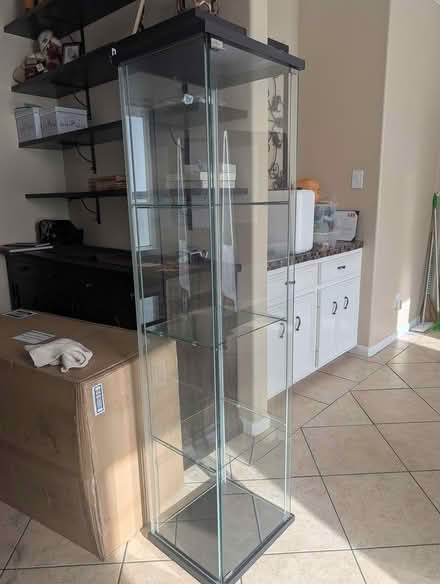 Photo of free Ikea glass cabinet (77091) #2
