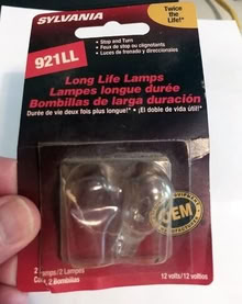 Photo of free Sylvania 921LL stop and turn replacement bulb for brake lights etc [20886] #1