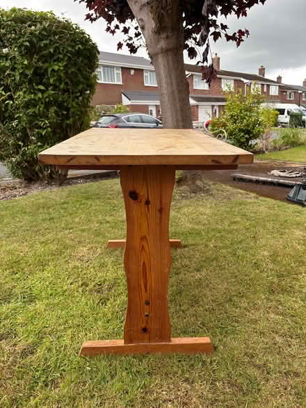 Photo of free Solid Pine wooden table (Lymm) #4
