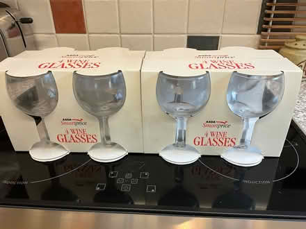 Photo of free Eight wine glasses (Downend, behind Downend School) #1