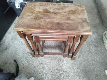 Photo of free 3 little tables in tables (Bethnal Green E2) #1