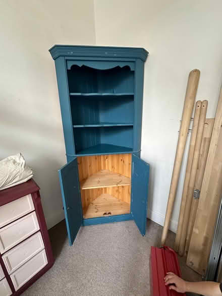 Photo of free Blue corner shelf (E2) #3