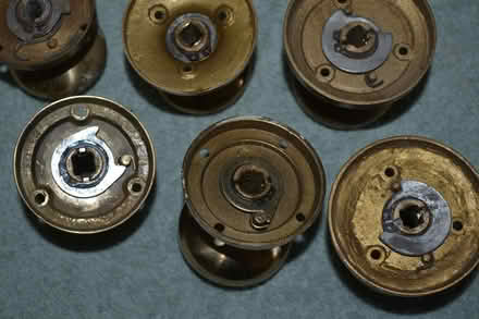 Photo of free 10 vintage solid brass reproduction rope twist door knobs (Knighton LE2) #2