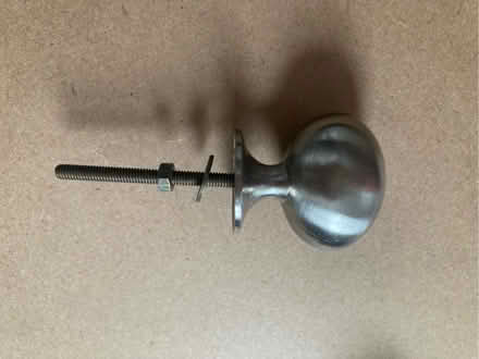 Photo of free Set of 8 brushed metal drawer / cupboard knobs (Herne Hill SE24) #2