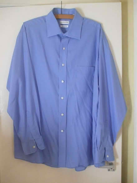 Photo of free Van Heusen blue cotton shirt (Stretford M32) #1