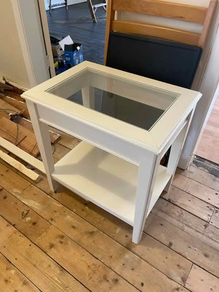 Photo of free White glass table (West end G3) #1