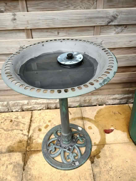 Photo of free Birdbath and small solar powered fountain. (Monkspath B90) #2
