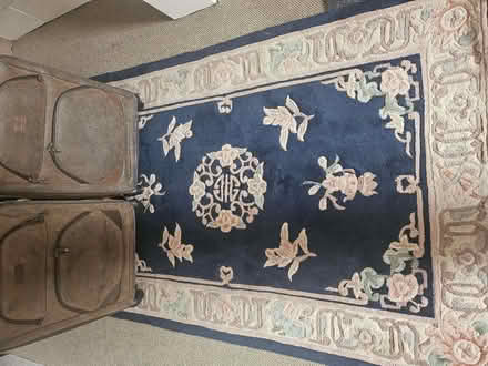 Photo of free 2 suitcases and blue rug. (Southport PR9) #1