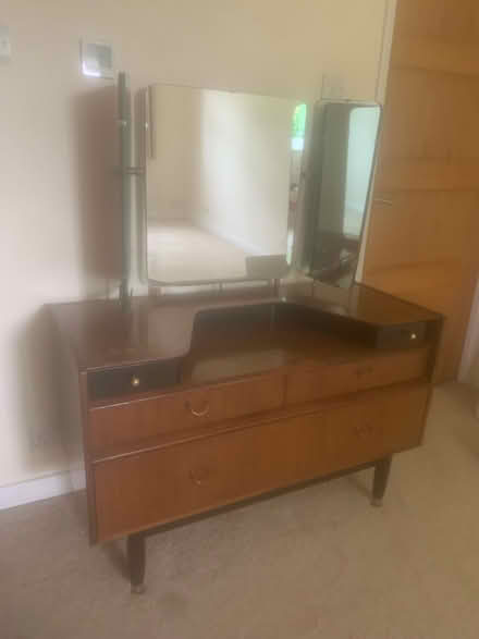 Photo of free Ercol dressing table with mirror (Hatfield Peverel) #1