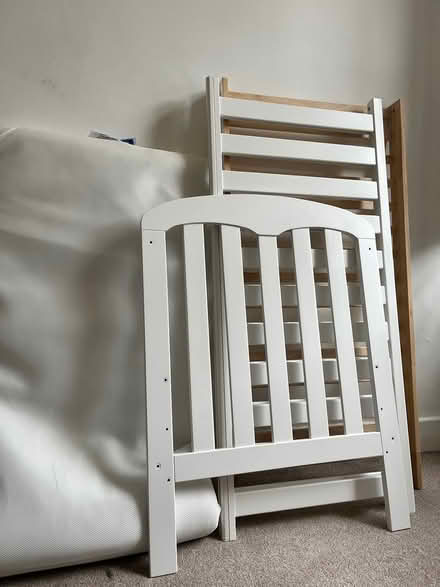 Photo of free John Lewis Rachel cot bed white (E2) #4
