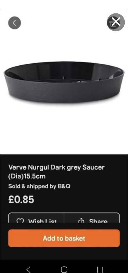 Photo of Large Plant saucers (Bishops Tachbrook CV34) #1