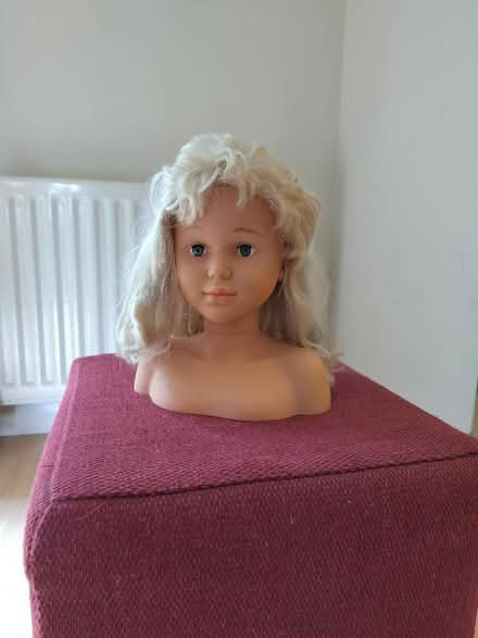 Photo of free Doll head toy for playing hairdressers etc (Chippenham SN14) #1