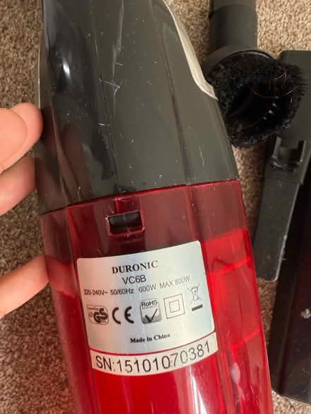 Photo of free Vacuum cleaner (DURONIC) (Leyton Grange E10) #2