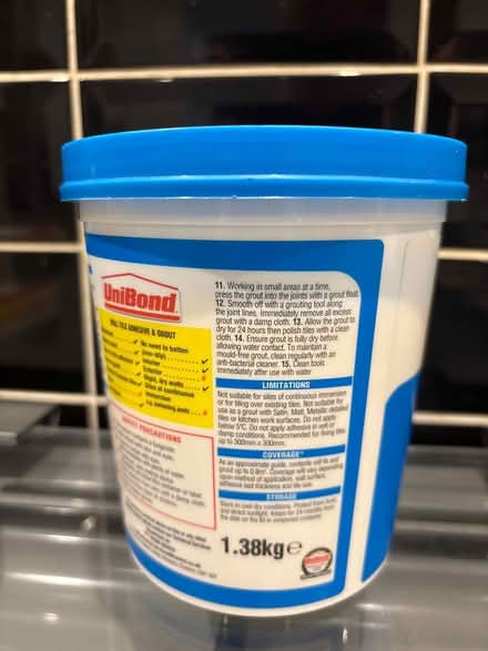 Photo of free Tile adhesive and grout (WGC) #2
